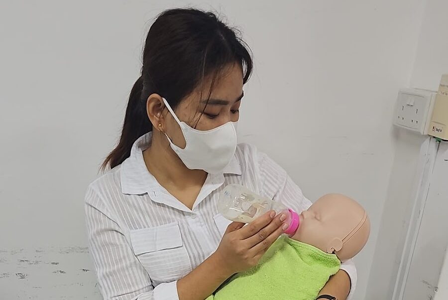 Newborn baby Care Helper Singapore